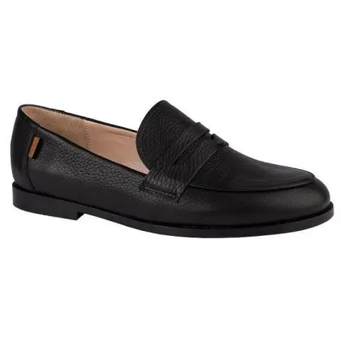 Mocassin femme cuir noir cheap